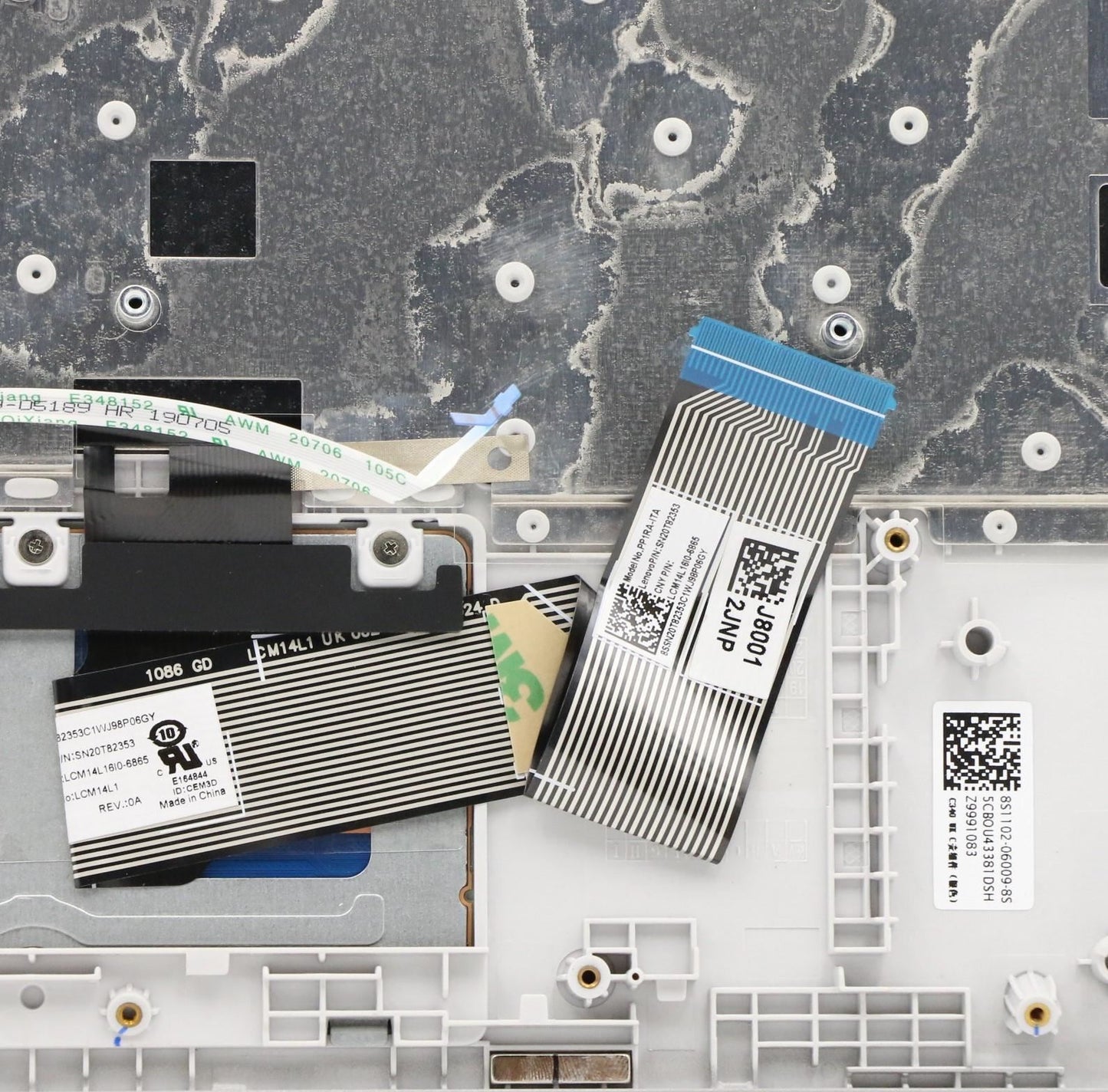 Lenovo Chromebook C340-11 Keyboard Palmrest Top Cover Italian Grey 5CB0W45487
