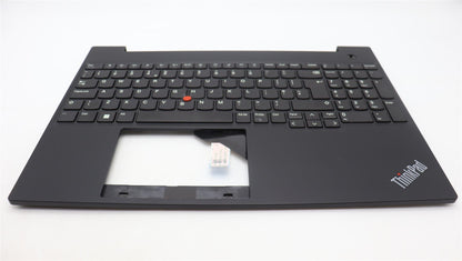 Lenovo ThinkPad E16 Gen 1 Keyboard Palmrest Top Cover UK Europe Black 5M11L65057