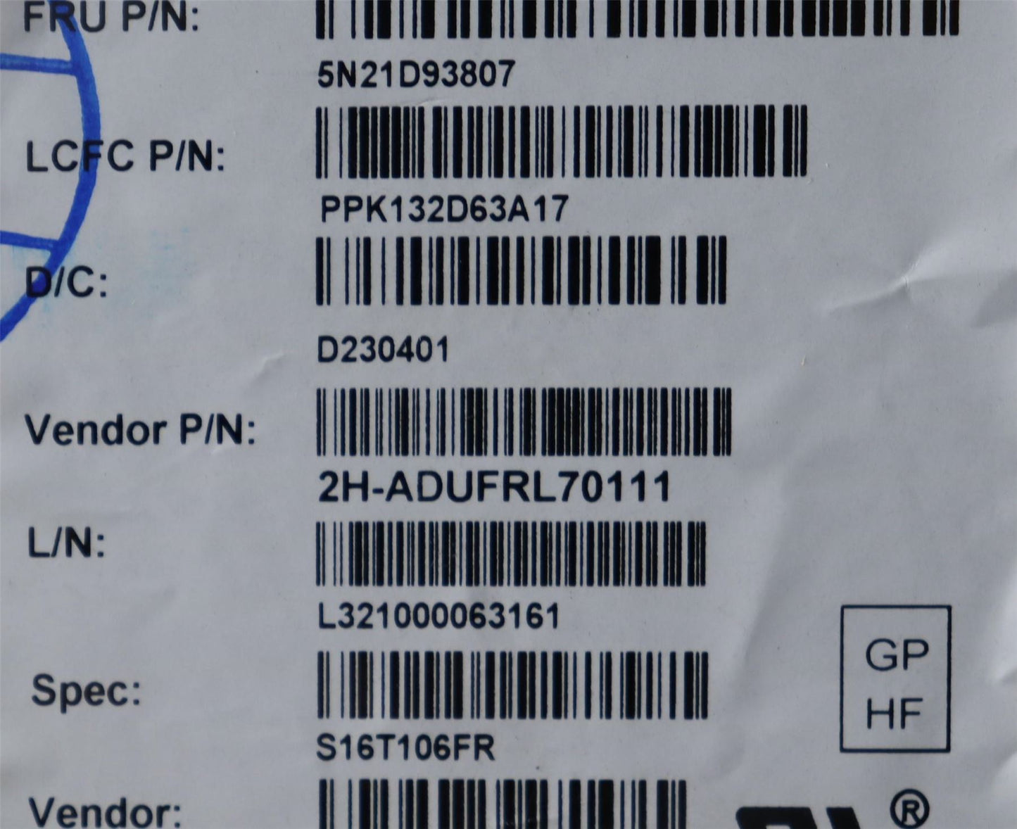 Lenovo ThinkPad T16 Gen 1 P16s Gen 1 Keyboard French Backlit 5N21D93807