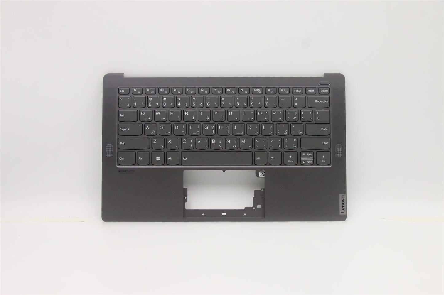 Lenovo S940 14IIL Keyboard Palmrest Top Cover Arabic Iron Grey 5CB0W43471