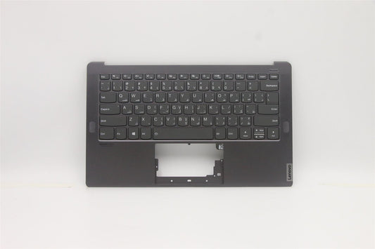 Lenovo S940 14IIL Keyboard Palmrest Top Cover Arabic Iron Grey 5CB0W43471