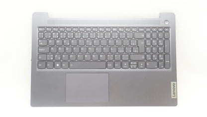 Lenovo IdeaPad 3 15AMN8 Palmrest Cover Touchpad Keyboard Grey Backlit 5CB1L27504