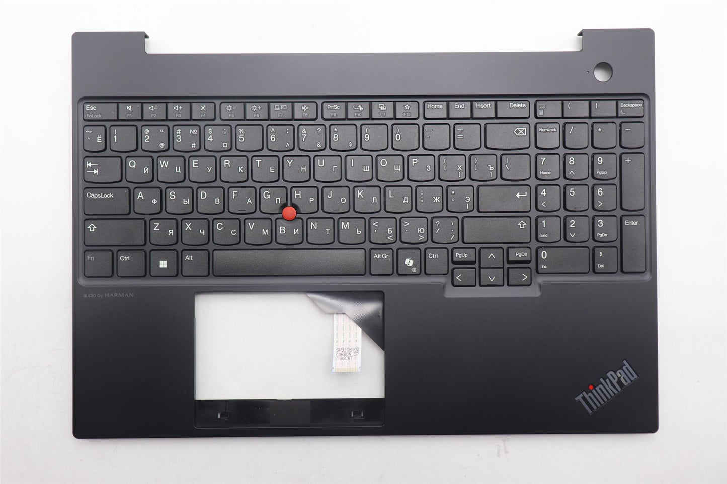 Lenovo MECH_ASM FRU KBD CCV RUS (PMX) US BK 5M11N99781