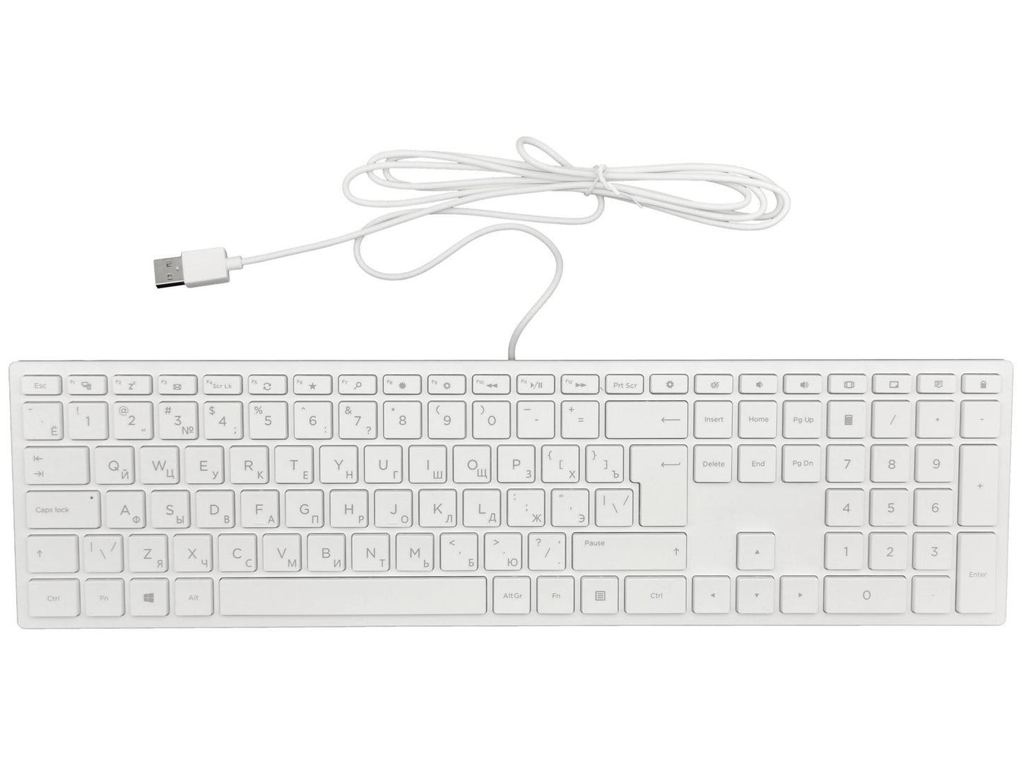 Acer Aspire C20-820 C20-830 USB Wired Keyboard Russian White DK.USB1P.0LE