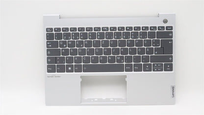 Lenovo ThinkBook 13x G2 IAP Palmrest Cover Keyboard German Silver 5CB1H24729