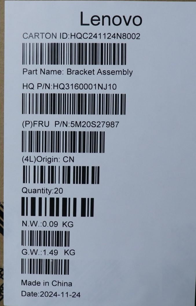 Lenovo triger_asm H 83L3_L Board 5M20S27987