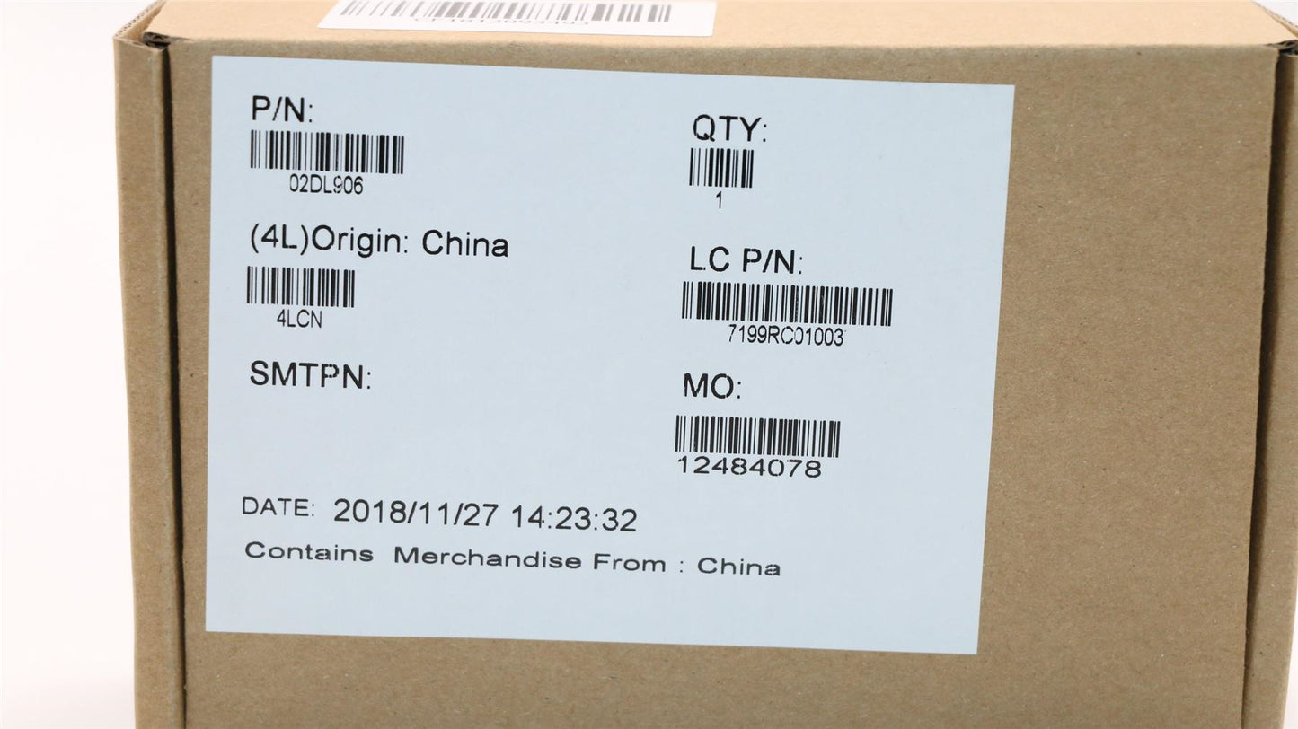 Lenovo 02DL906 LABEL Dooku2  FRU GEO LABEL KIT,Silver