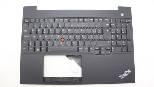 Lenovo ThinkPad E16 Gen 1 Keyboard Palmrest Top Cover Switzerland 5M11L65307