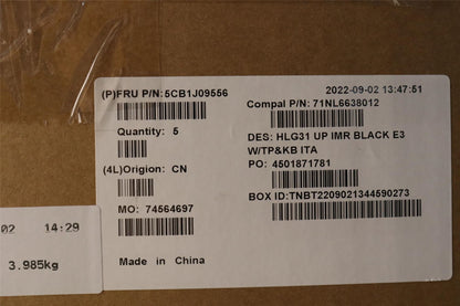Lenovo IdeaPad 316IAH7 Palmrest Cover Touchpad Keyboard Italian Black 5CB1J09556
