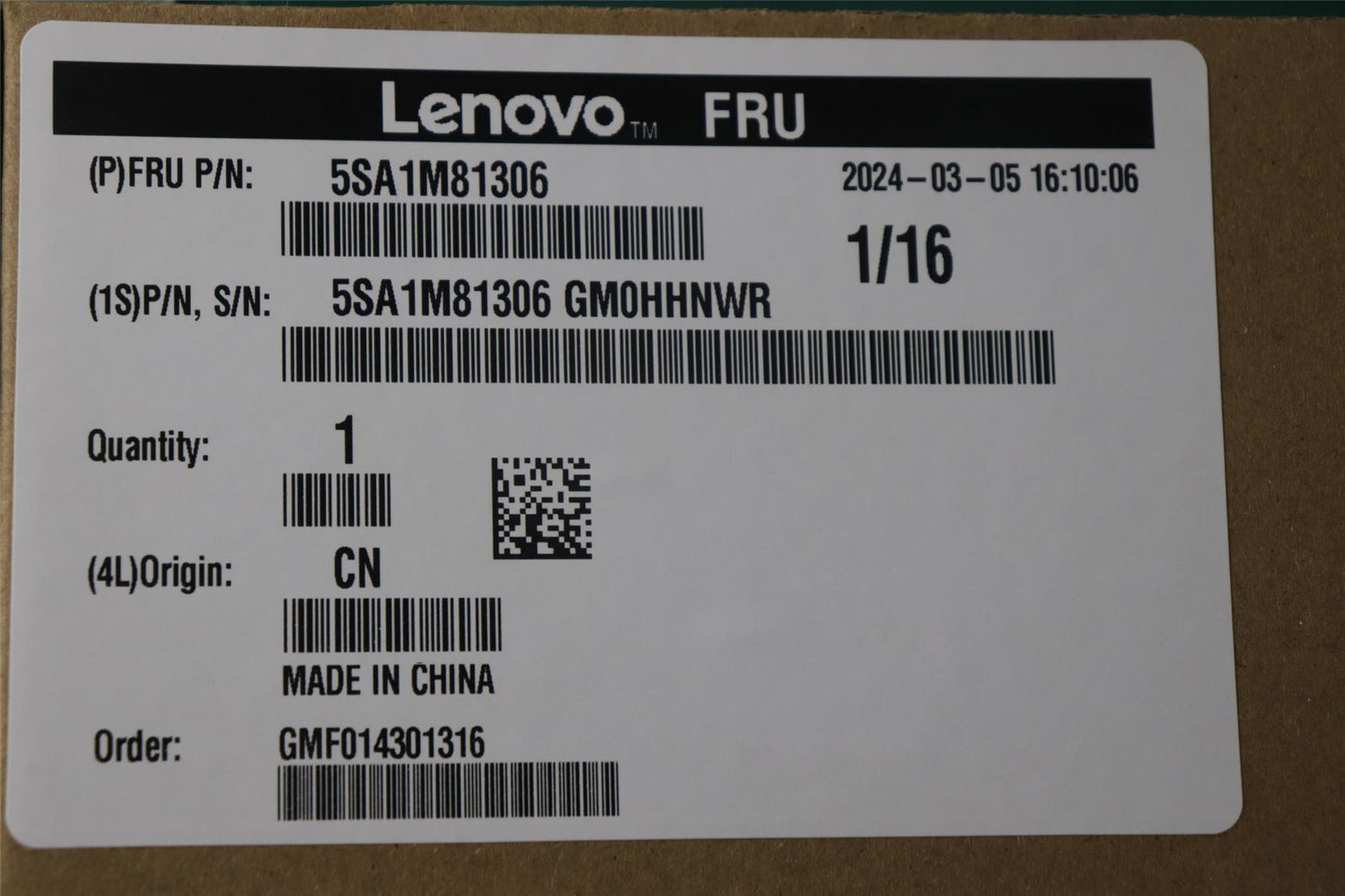 Lenovo Tiny P3 P3 3 07IRB8 CPU Processor 5SA1M81305