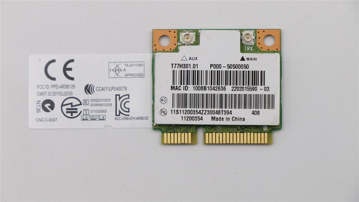 Lenovo SUBCARD CBT AR9485 11n HMC WiFi card 11200354