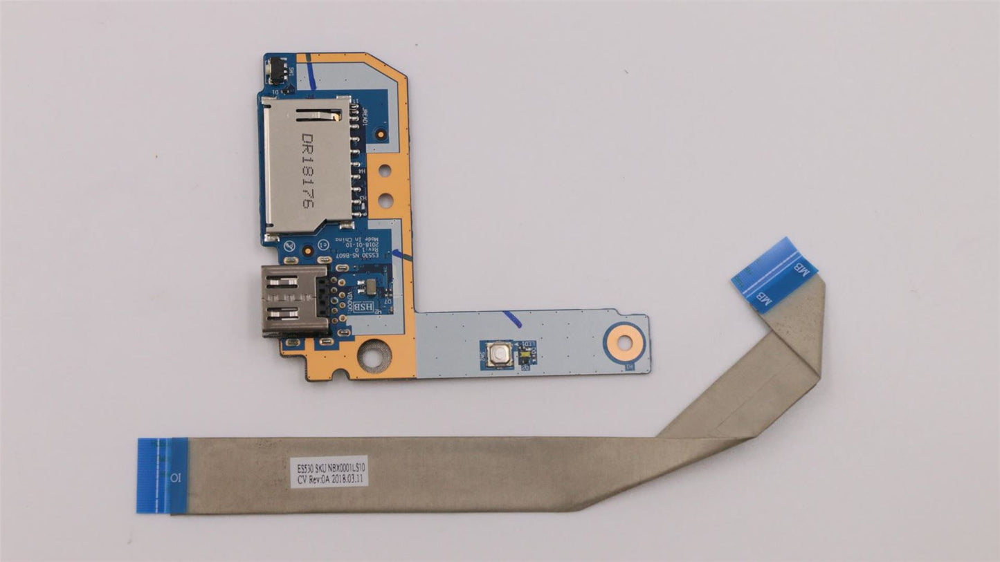 Lenovo IdeaPad 530S-15IKB I/O Card USB Board Flex Cable 5C50R12213