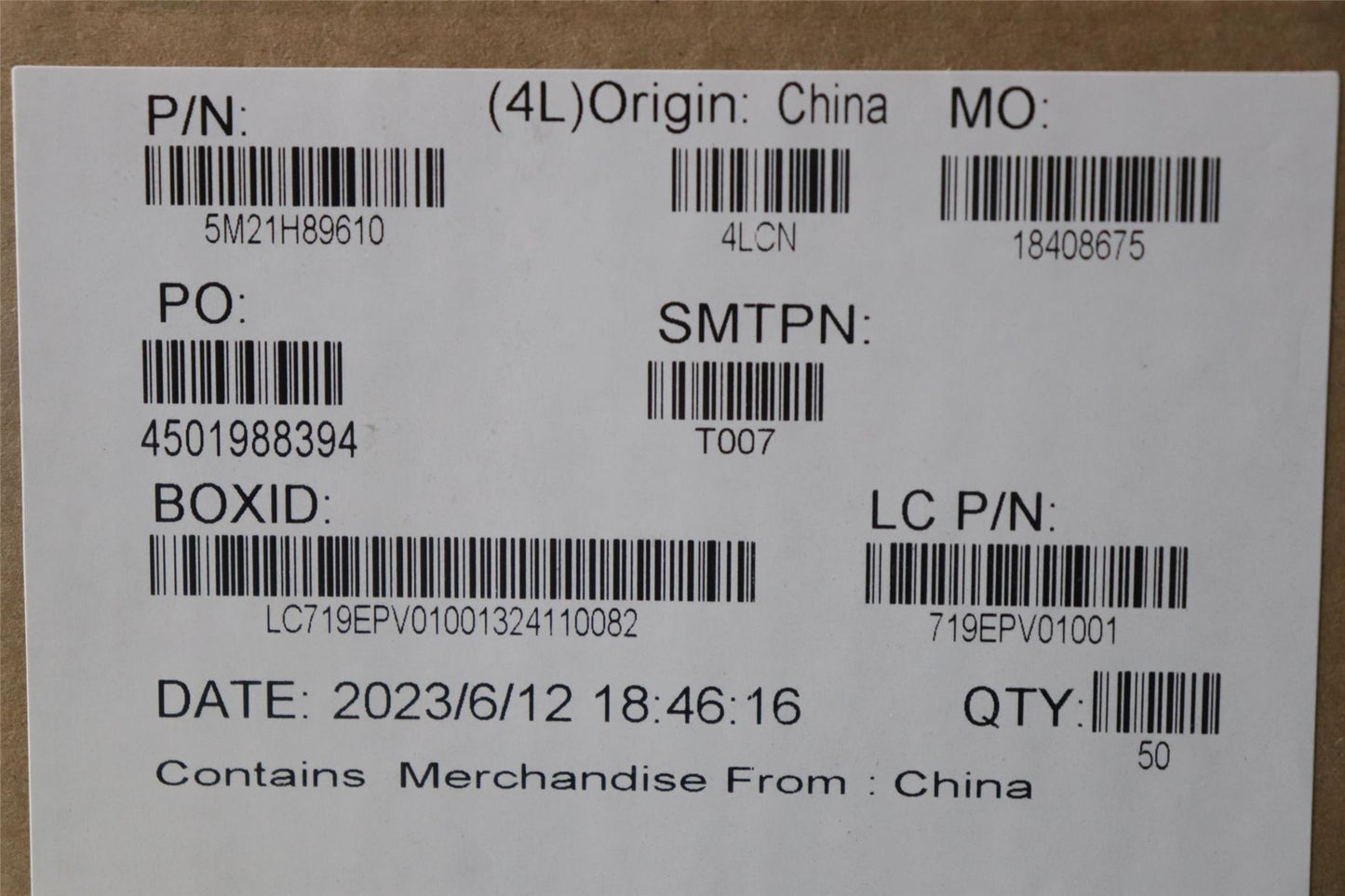 Lenovo 5M21H89610 MECHANICAL KP6B0_SIM_TRAY
