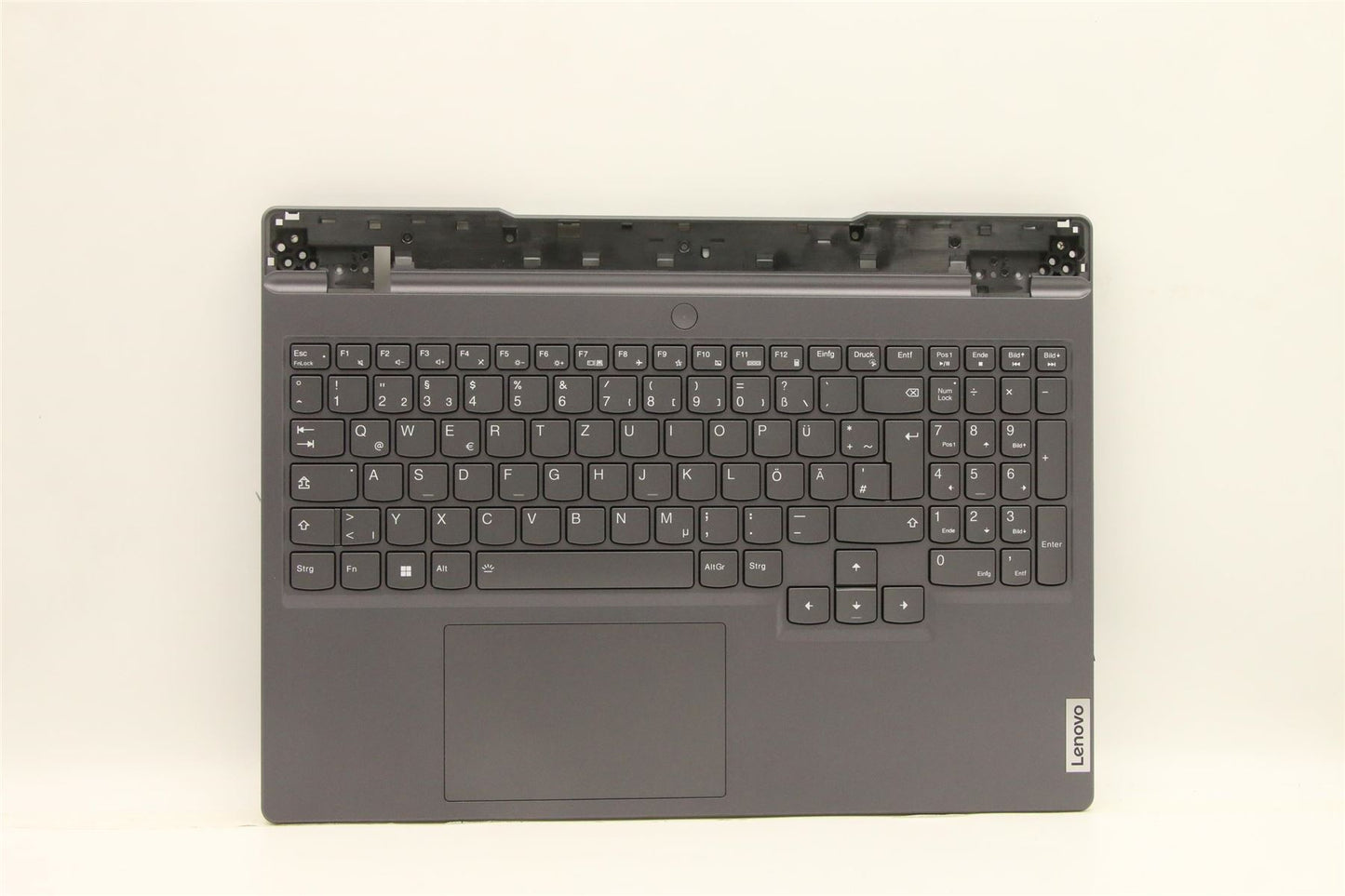 Lenovo 5 15IAH7H Palmrest Cover Touchpad Keyboard German Storm Grey 5CB1F38759