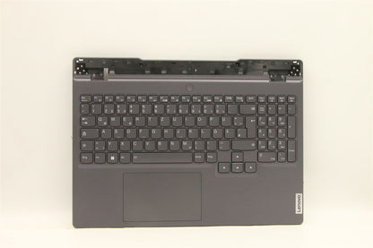 Lenovo 5 15IAH7H Palmrest Cover Touchpad Keyboard German Storm Grey 5CB1F38759
