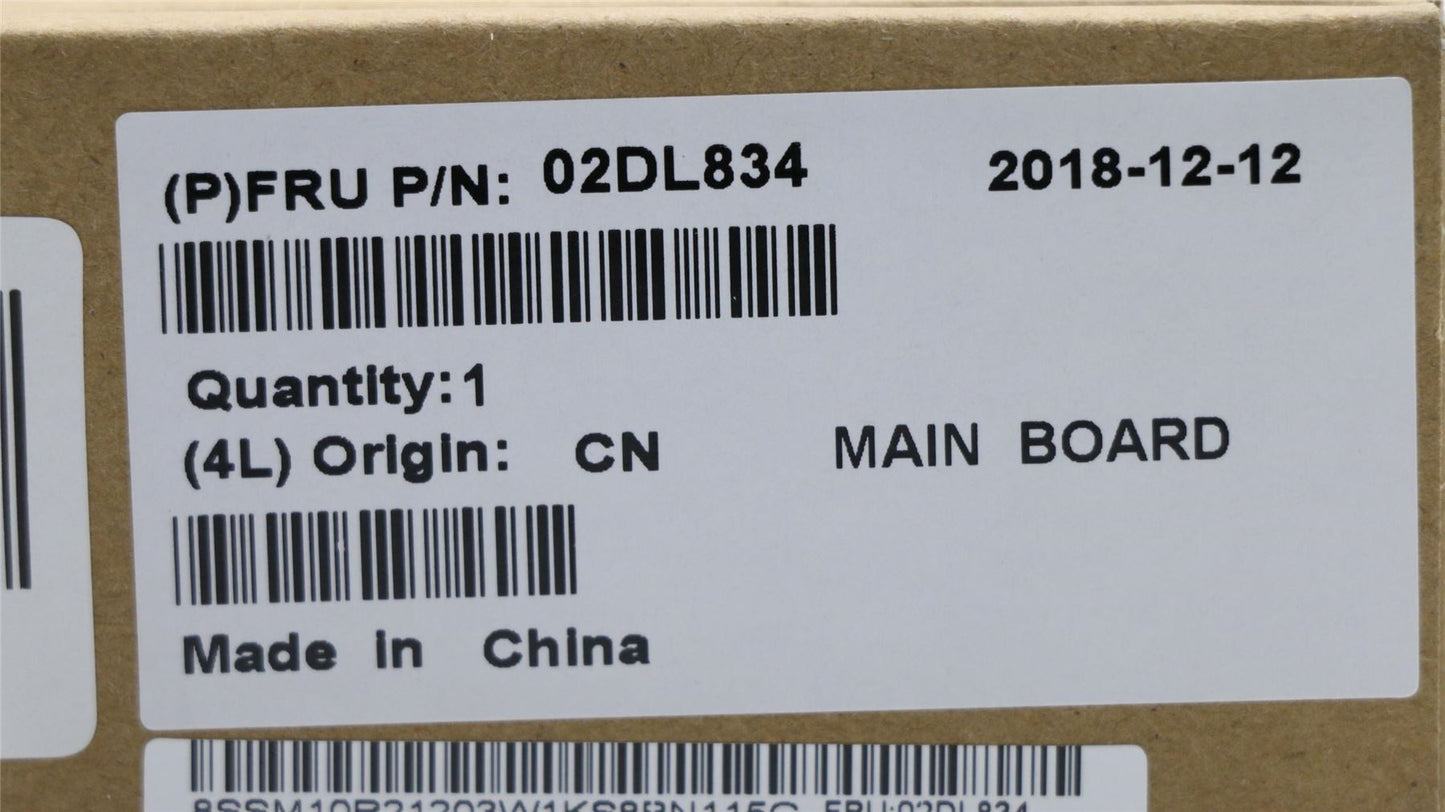 Lenovo ThinkPad L390 Motherboard Mainboard UMA Intel i5-8265U 02DL834