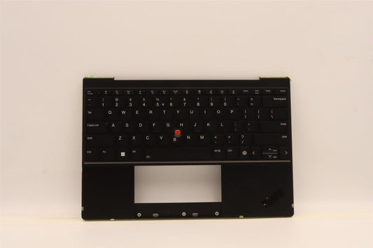 Lenovo ThinkPad Z13 Gen 1 Keyboard Palmrest Top Cover US Euro Black 5M11H95003