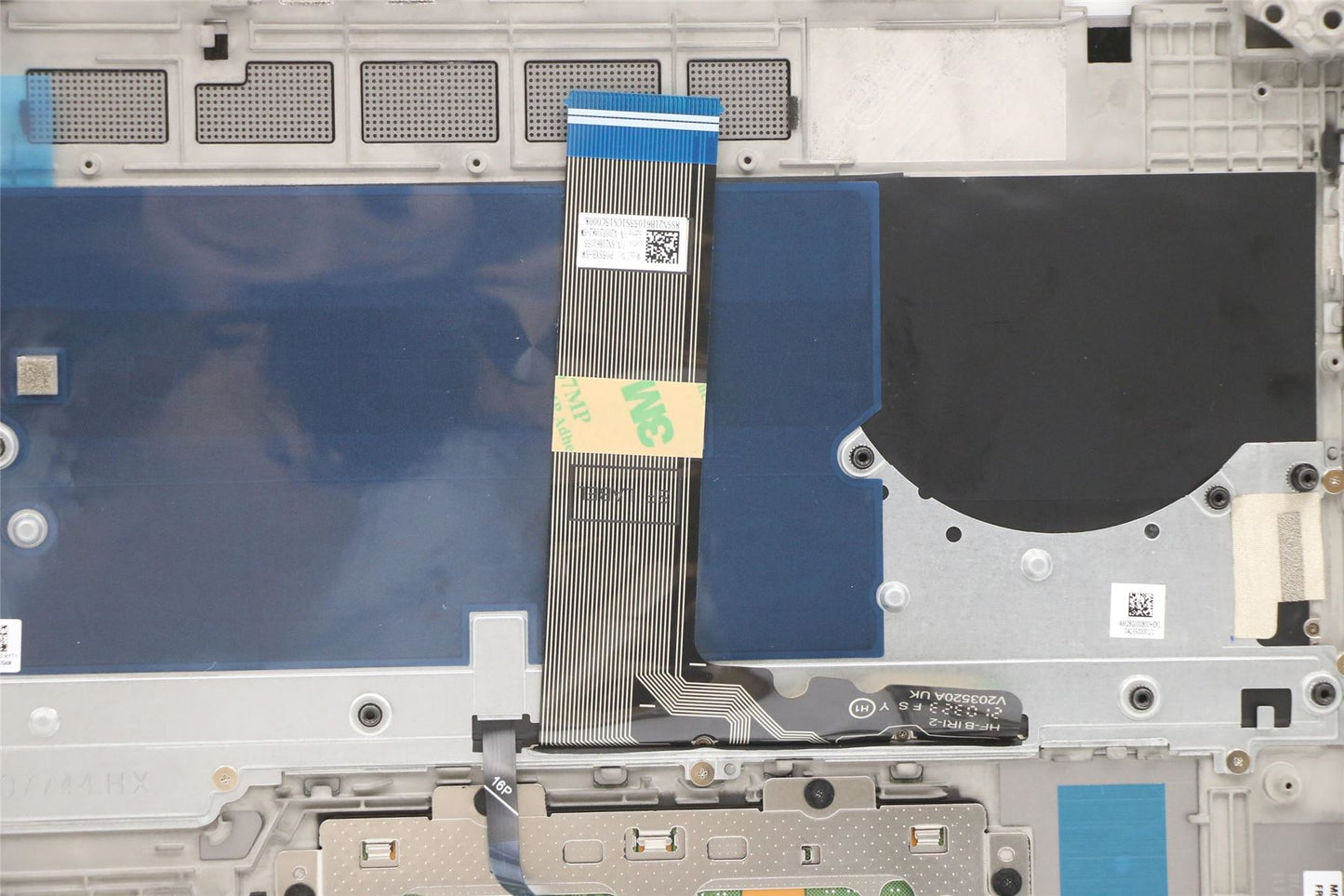 Lenovo ThinkBook 16p G2 ACH Keyboard Palmrest Top Cover German Grey 5CB1D04555