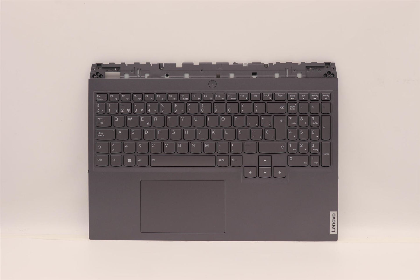 Lenovo 5 16IAH7H Palmrest Cover Touchpad Keyboard Spanish Storm Grey 5CB1F38543