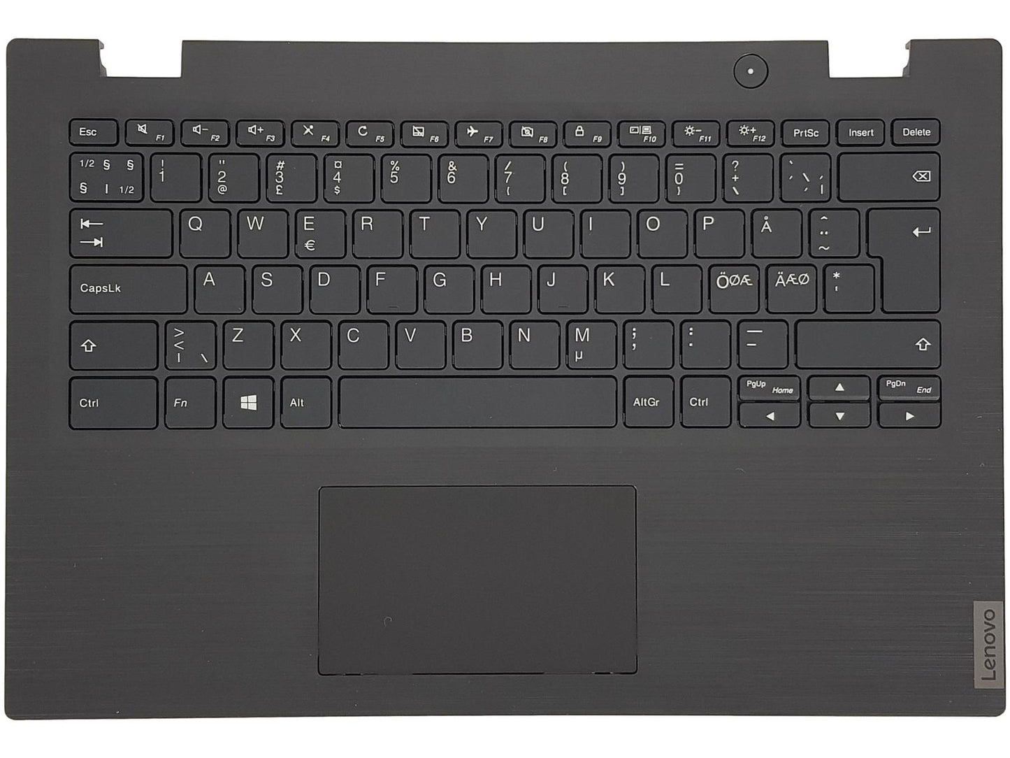 Lenovo 14W Keyboard Palmrest Top Cover Nordic Black 5CB0S95306