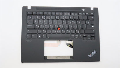 Lenovo ThinkPad T14s Gen 3 Palmrest Touchpad Cover Keyboard Russian 5M11H26008