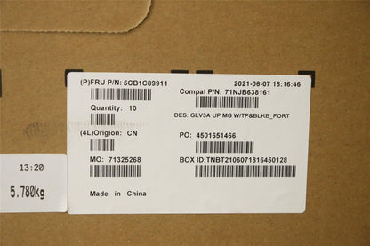 Lenovo Upper Case ASM_POR C 21A2 MGBL 5CB1C89911