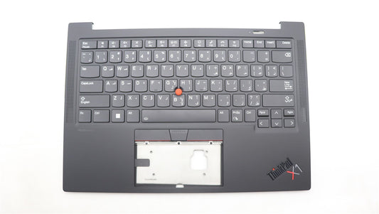 Lenovo ThinkPad X1 11th Gen Keyboard Palmrest Top Cover Arabic Black 5M11H62580