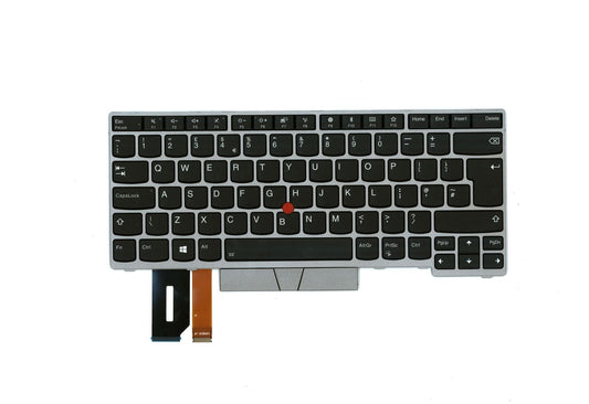 Lenovo ThinkPad T480s L380 L390 E480 E490 Keyboard UK Silver Backlit 01YN448