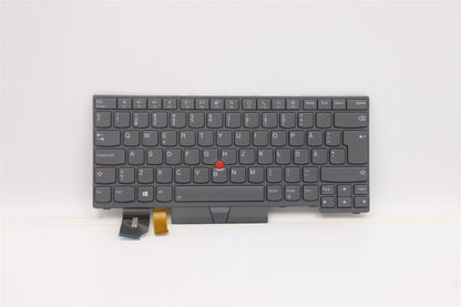 Lenovo ThinkPad T14 Gen 2 P14s Gen 2 Keyboard Swedish Finnish Grey 5N21B08398