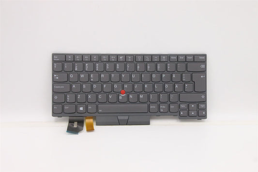 Lenovo ThinkPad T14 Gen 2 P14s Gen 2 Keyboard Swedish Finnish Grey 5N21B08398