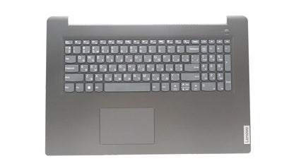 Lenovo V17 G3 IAP Palmrest Cover Touchpad Keyboard Ukrainian Grey 5CB1J02946
