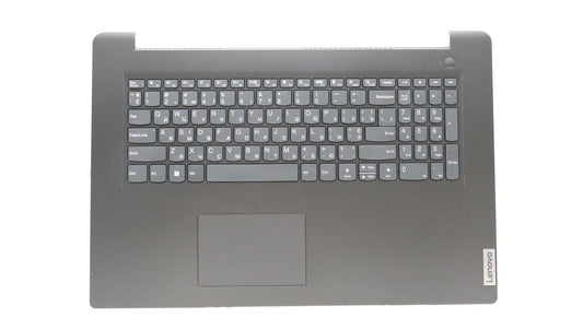 Lenovo V17 G3 IAP Palmrest Cover Touchpad Keyboard Ukrainian Grey 5CB1J02946
