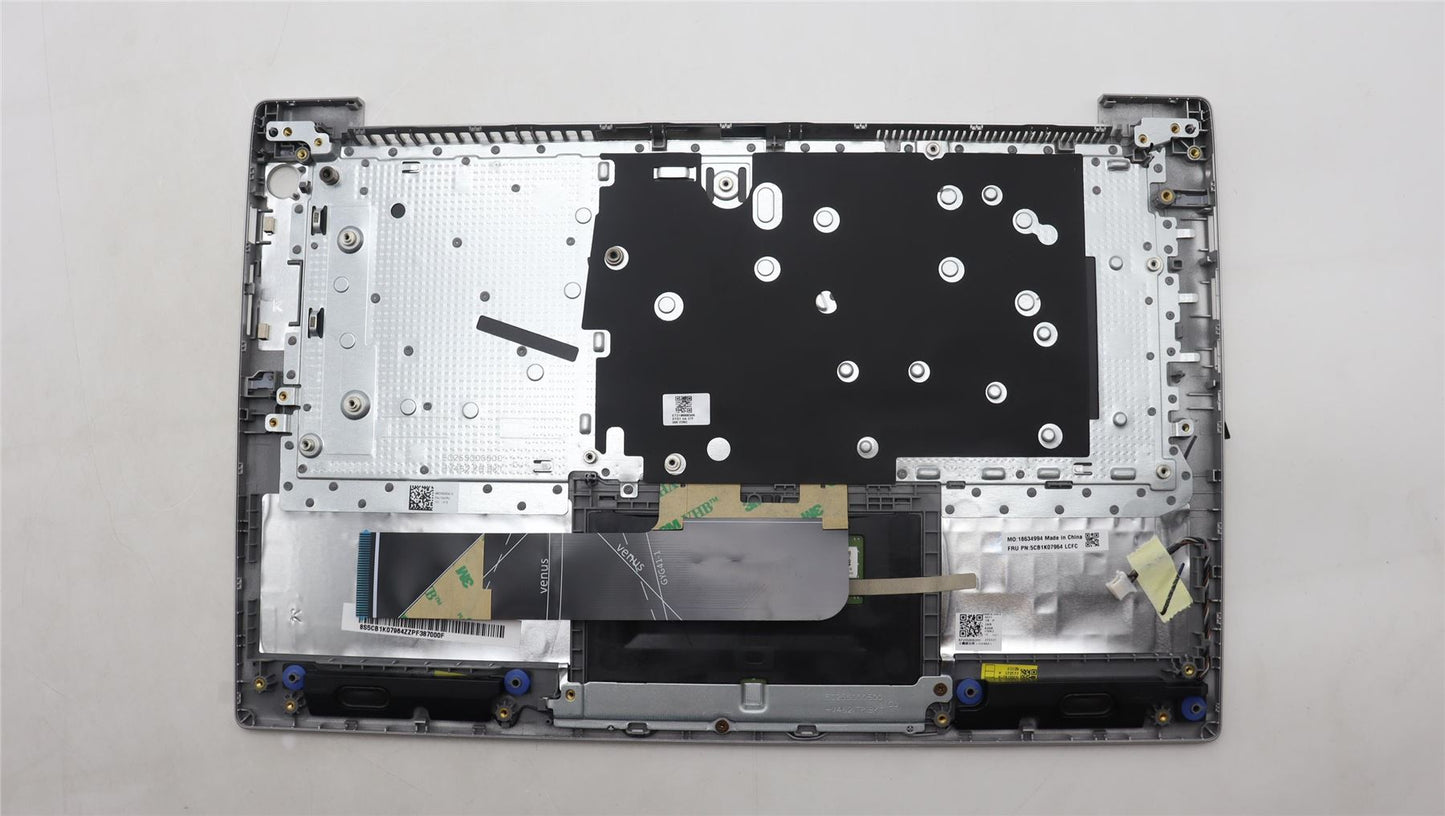 Lenovo S14 G2 ITL Palmrest Touchpad Cover Keyboard US Silver 5CB1K07964