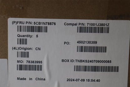 Lenovo UpperCase_BEL C 83G1 CG FP BL 5CB1N78876