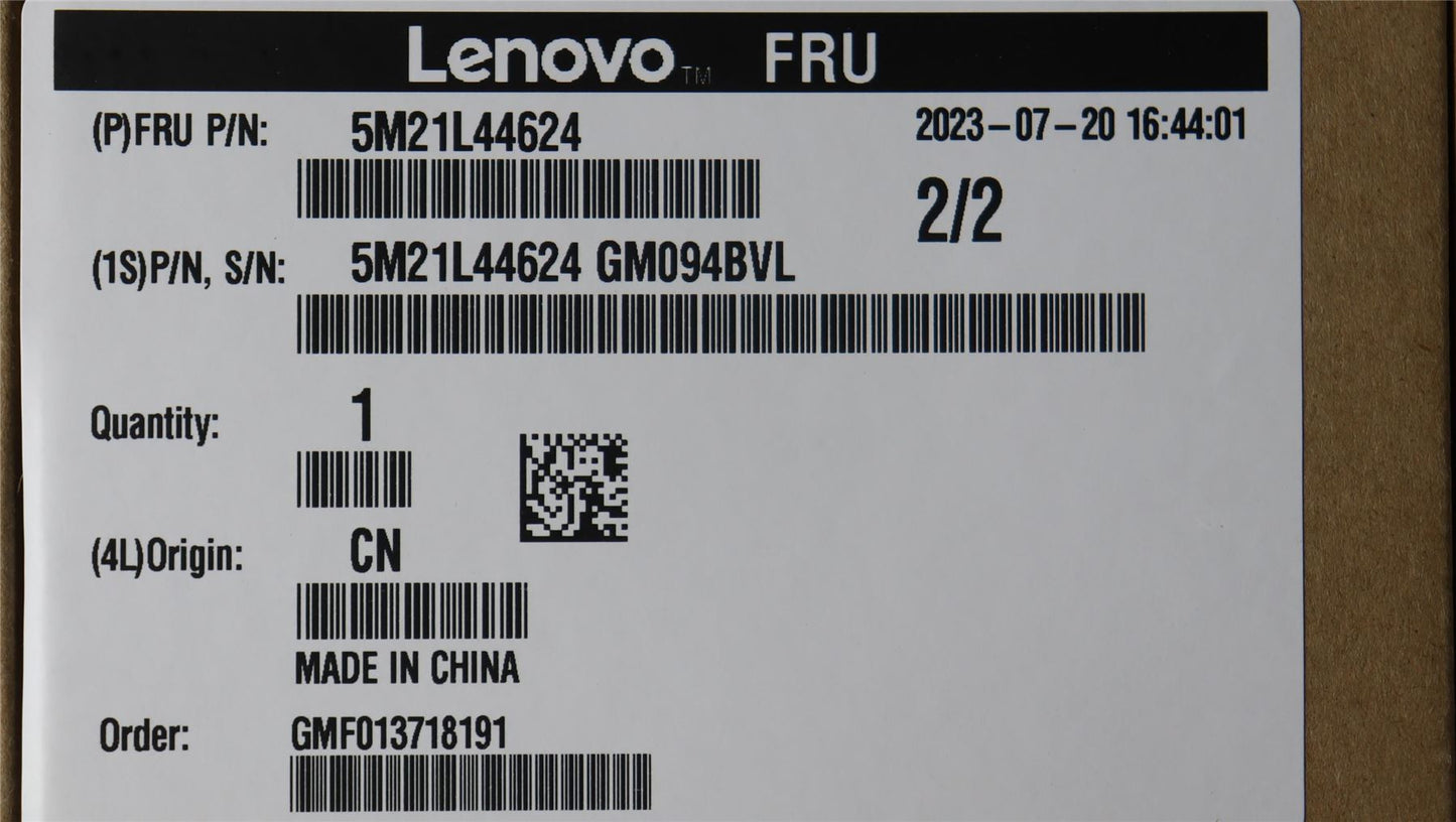 Lenovo MECHANICAL E1B CPU Package Carrier 5M21L44624