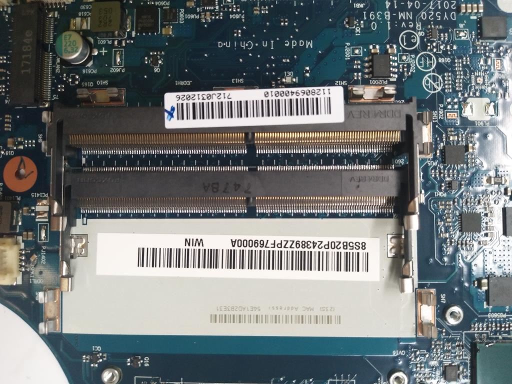 Lenovo Legion Y520-15IKBM Motherboard Mainboard Core i7-7700HQ 6GB 5B20P24389