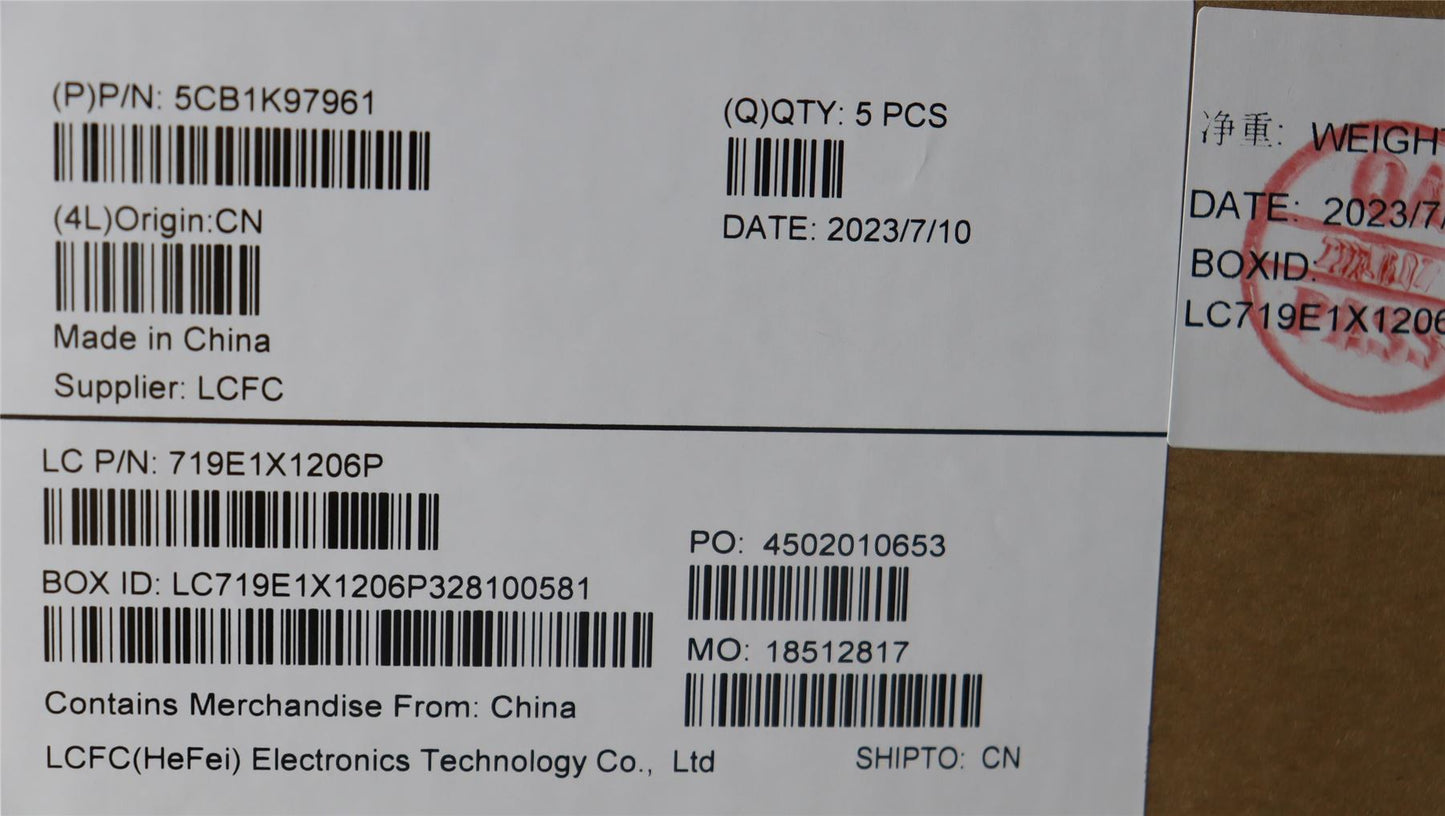 Lenovo Upper Case ASM_TC L82XL NFP AG NBL 5CB1K97961