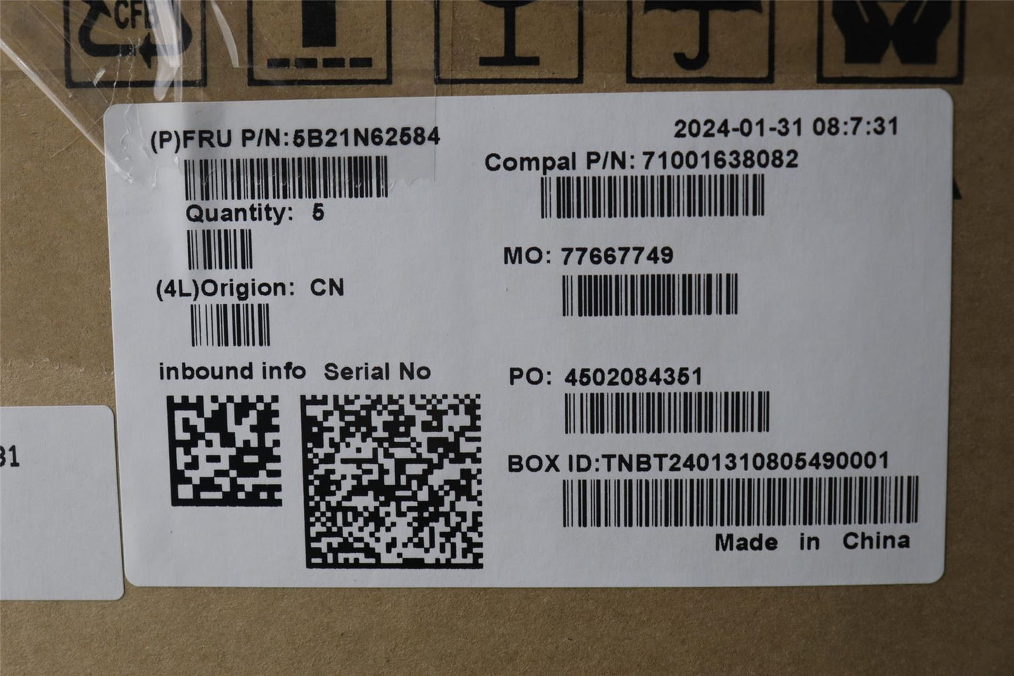 Lenovo C83DA WIN ULT7_155H UMA32G O RM 5B21N62584