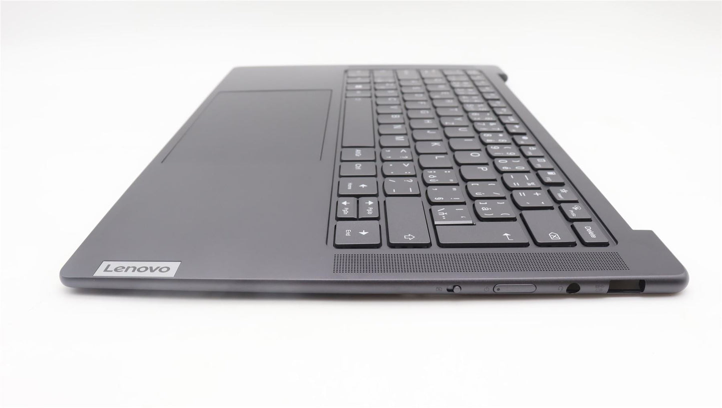 Lenovo Yoga 7 14ARP8 Palmrest Cover Touchpad Keyboard Storm Grey 5CB1L50247