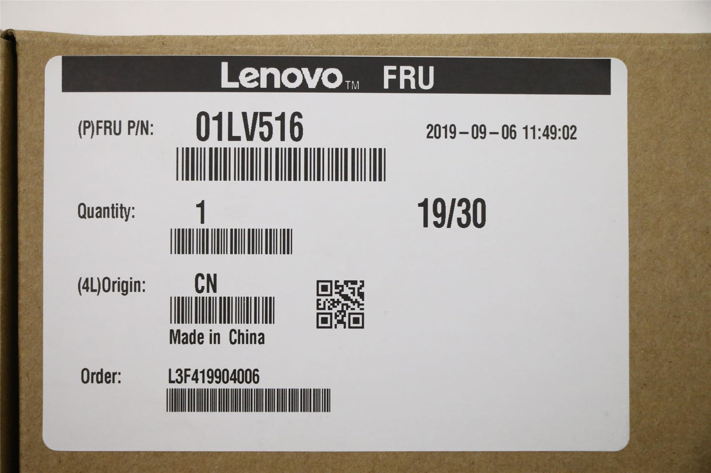 Lenovo MECH_ASM CS16_2BCP,MYLAR,BLACK,NFC,CHY 01LV515