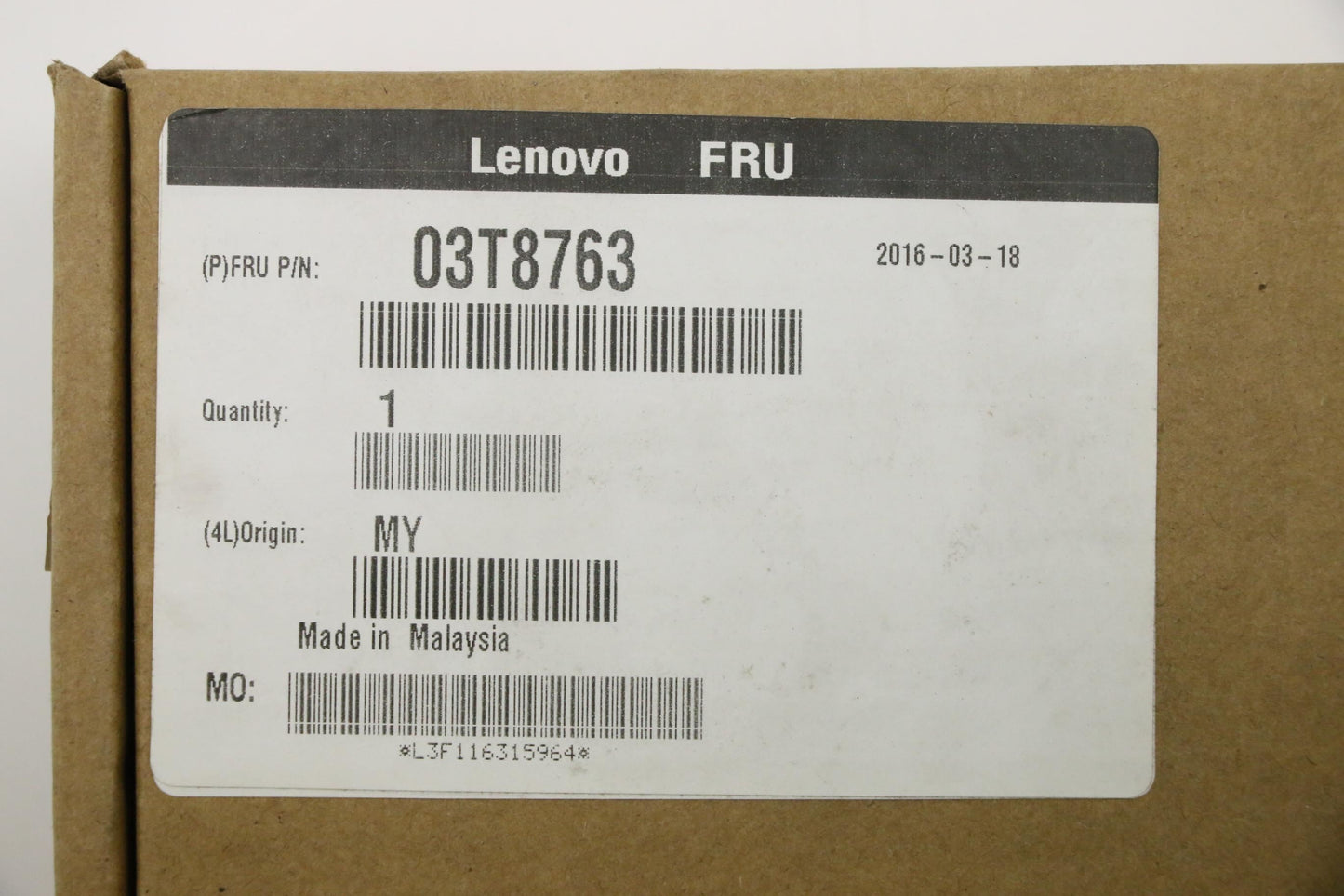 Lenovo X520-SR2 Ethernet Intel Board 03T8763