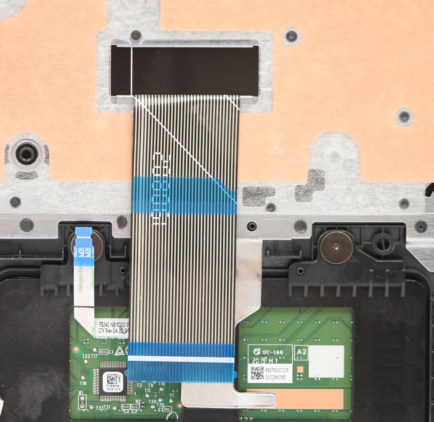 Lenovo IdeaPad S145-15IKB Keyboard Palmrest Top Cover French Black 5CB0W43275