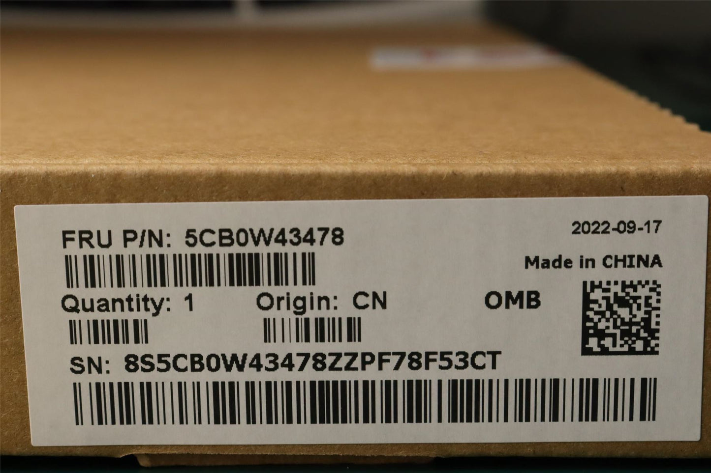 Lenovo S940 14IIL Keyboard Palmrest Top Cover French Iron Grey 5CB0W43478