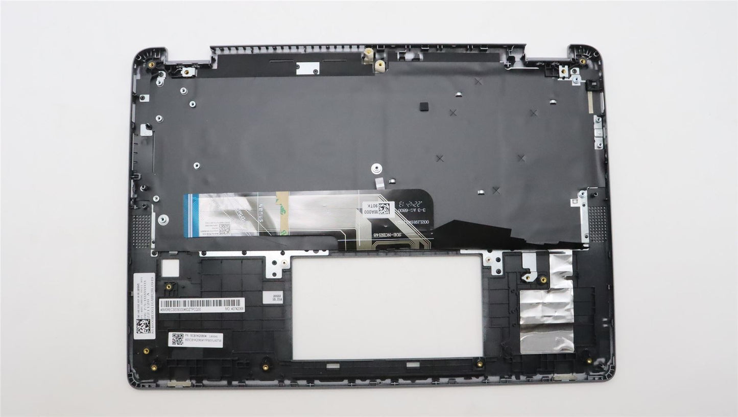 Lenovo IdeaPad 5 14ABR8 Keyboard Palmrest Top Cover Hungarian Backlit 5CB1K20804