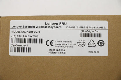Lenovo KB MICE_BO FRU KBD Korean 413) 03X7350