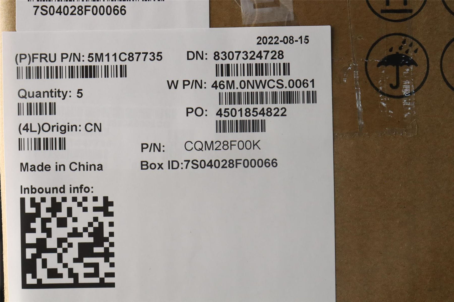 Lenovo MECH_ASM BLKB Nordic w/PTC BK(W/FKB) 5M11C87735