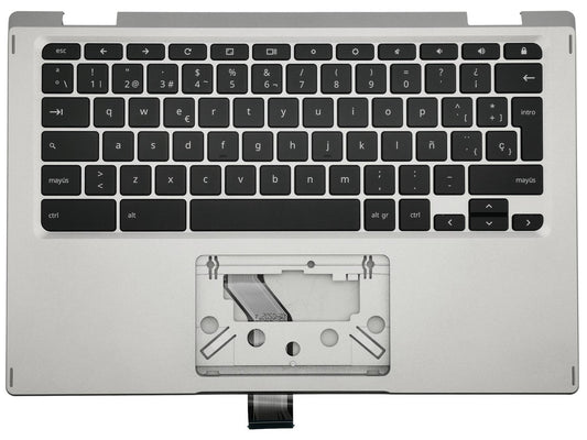 Acer Chromebook Spin CP513-1H Palmrest Cover Keyboard Spanish 6B.HWZN7.013