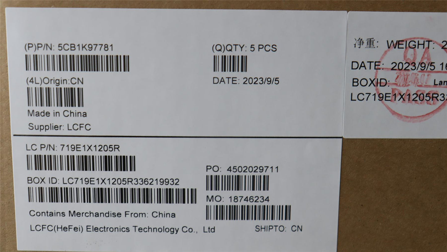 Lenovo Upper Case ASM_NORDIC L82XLFPAGNBL 5CB1K97781