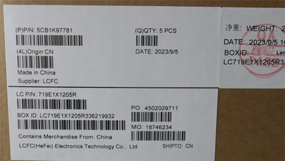 Lenovo Upper Case ASM_NORDIC L82XLFPAGNBL 5CB1K97781