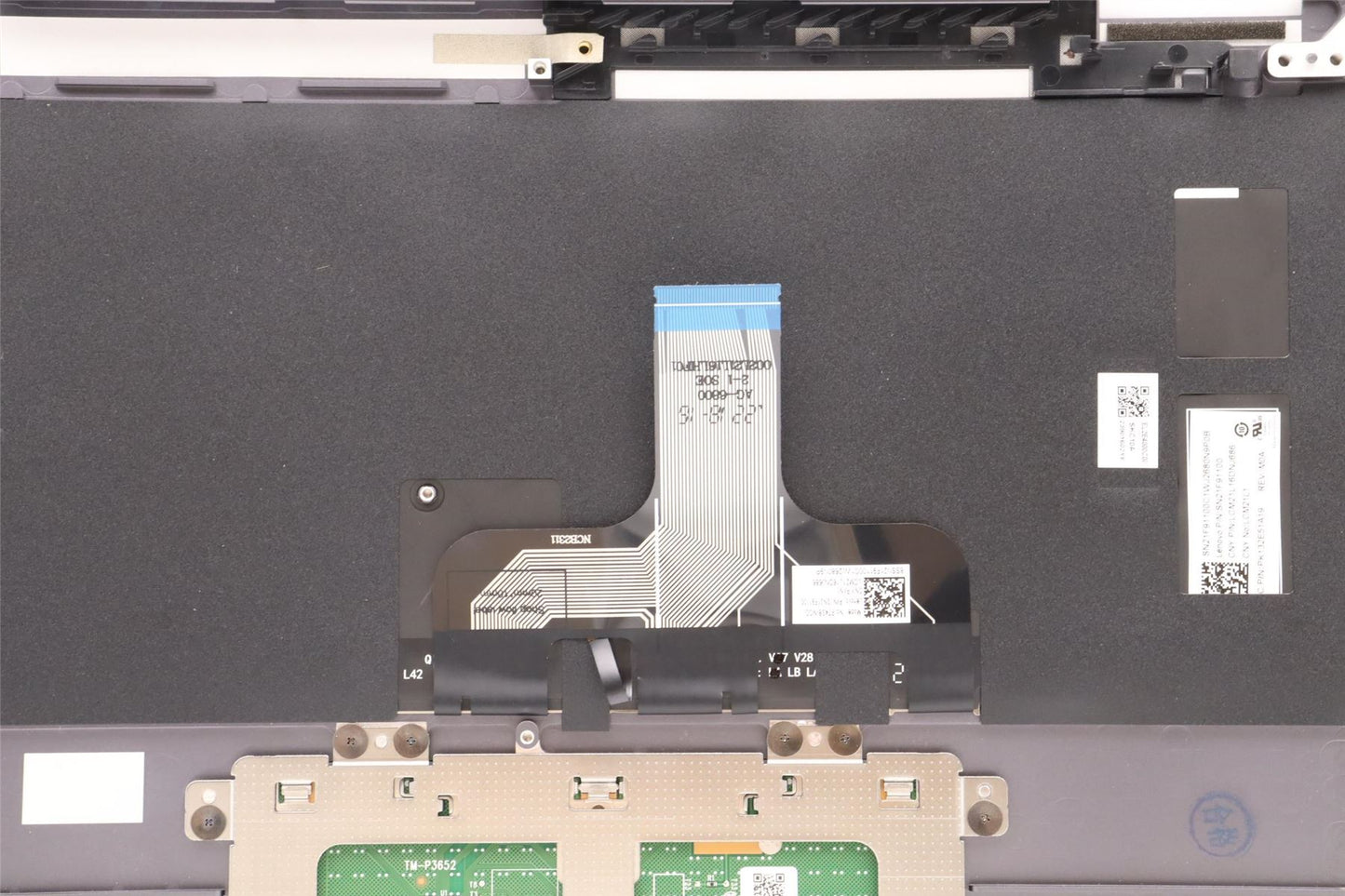 Lenovo Yoga 7 14ARB7 Palmrest Cover Touchpad Keyboard Nordic 5CB1J11129